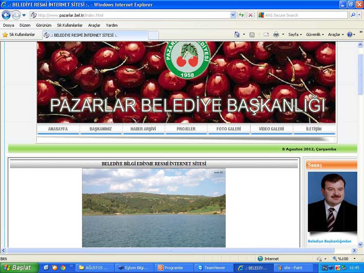 Pazarlar Belediyesi Web Sitesi Yenilendi