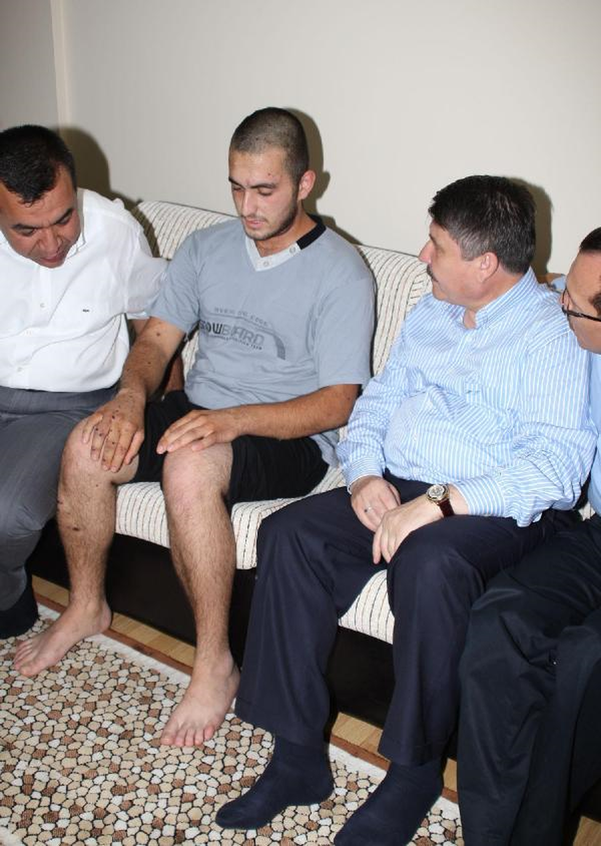 Tanrıverdi, Turgutlulu Gaziyi Evinde Ziyaret Etti
