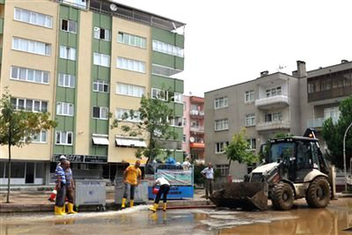 Atakum\'u İkinci Kez Sel Vurdu