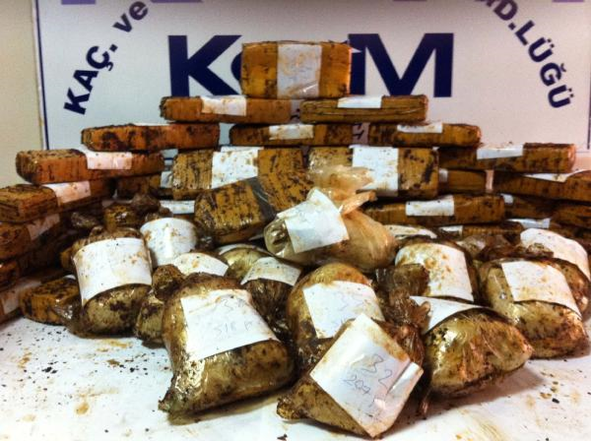 Düzce\'de Otomobilde 35 Kilo Eroin Ele Geçirildi