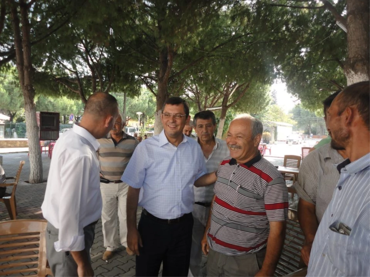 CHP Milletvekili Özgür Özel Saruhanlı\'da Esnaf Ziyareti Yaptı