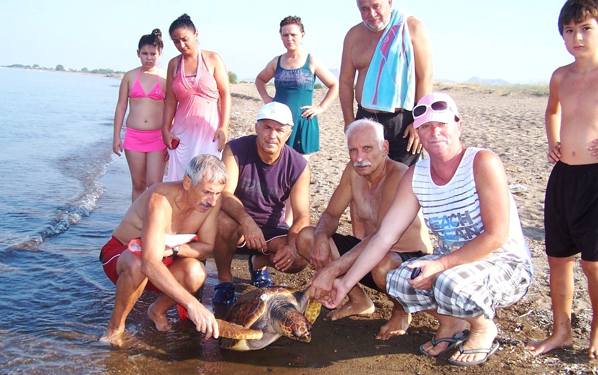 Dikili\'de Balıkçı Ağına Takılan Caretta Caretta Öldü