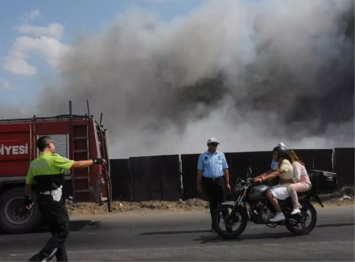 Hurdalıkta Çıkan Yangın Korkuttu