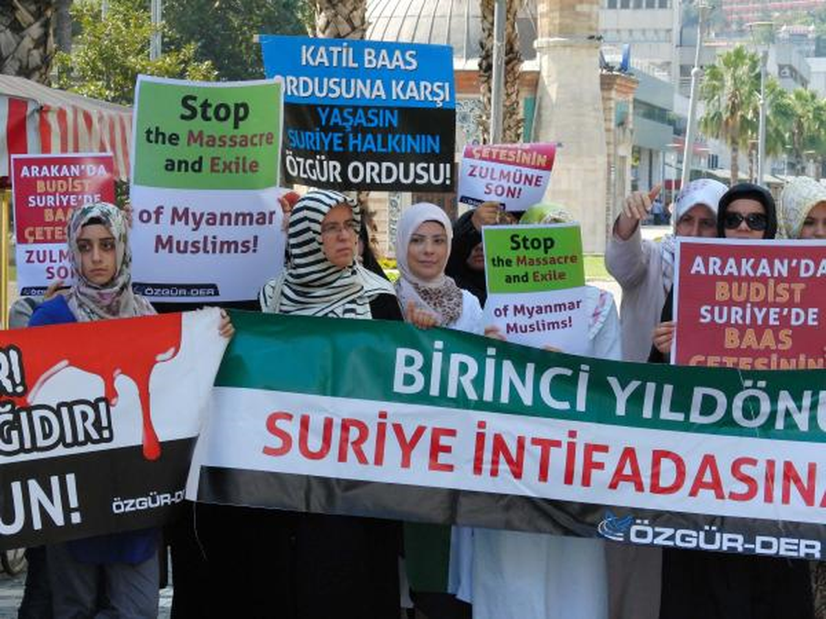 Suriye ve Myanmar Olaylarına Protesto