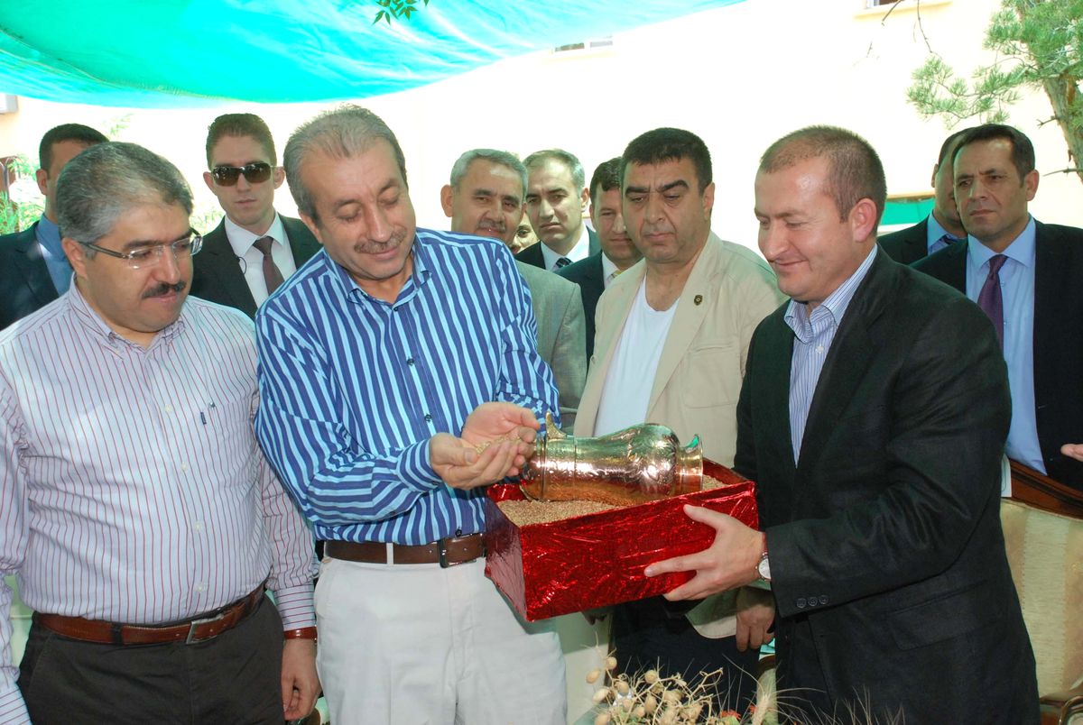 Bakan Eker Tarım İşletmesinde Hasat Yaptı