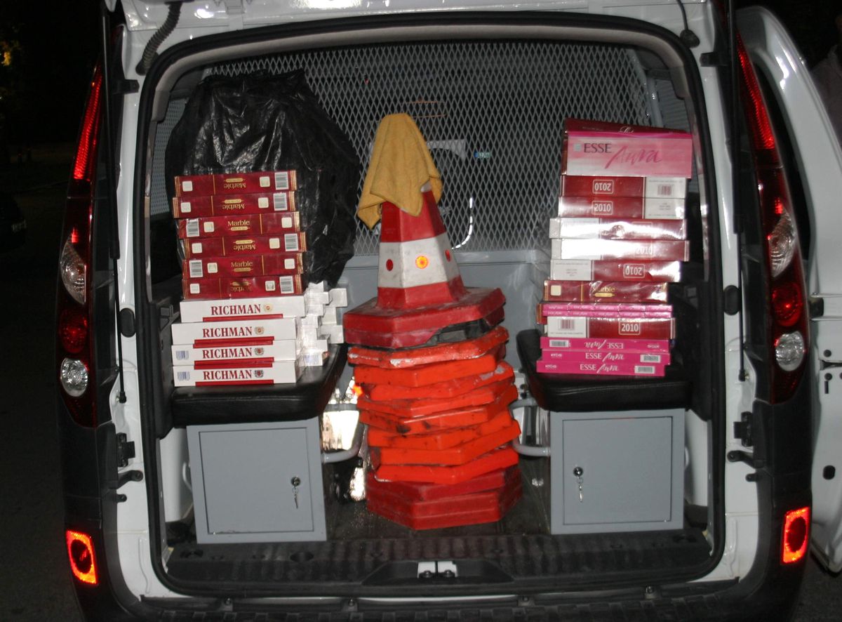 4 Bin 500 Paket Kaçak Sigara Bulundu