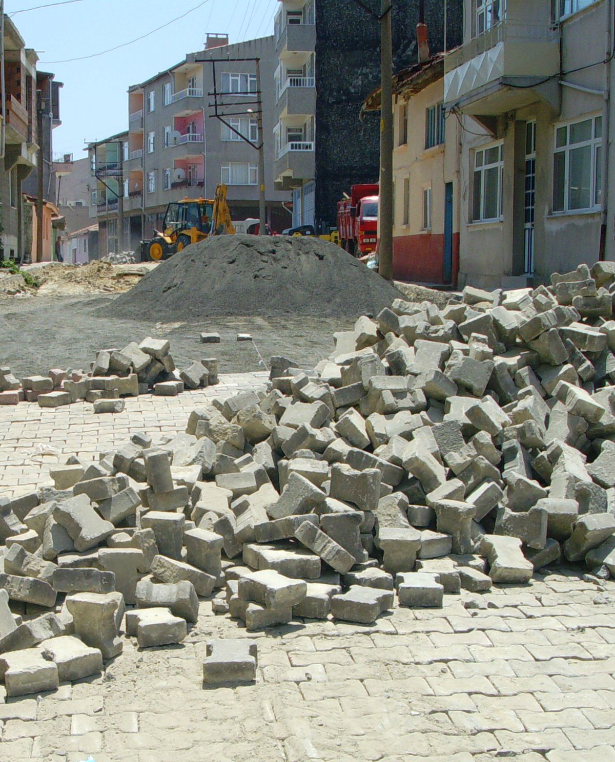 Malkara\'da Yollarda Onarım Çalışmaları