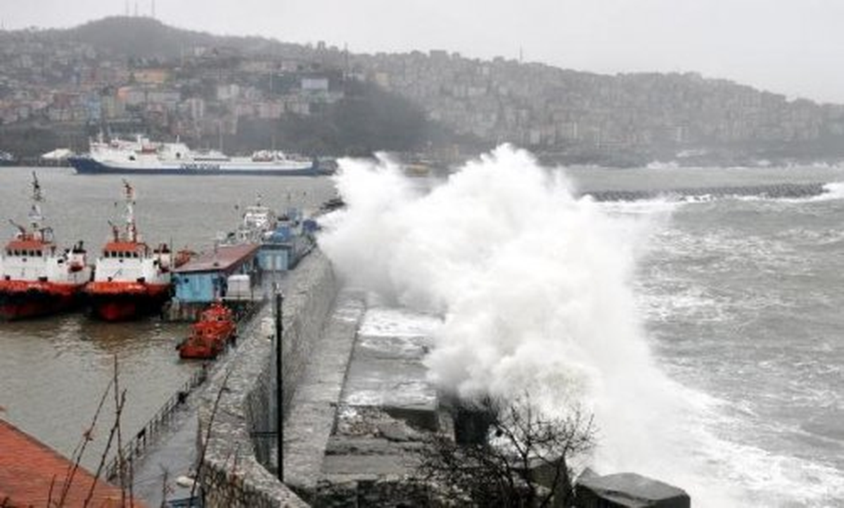 Zonguldak\'ta Fırtına