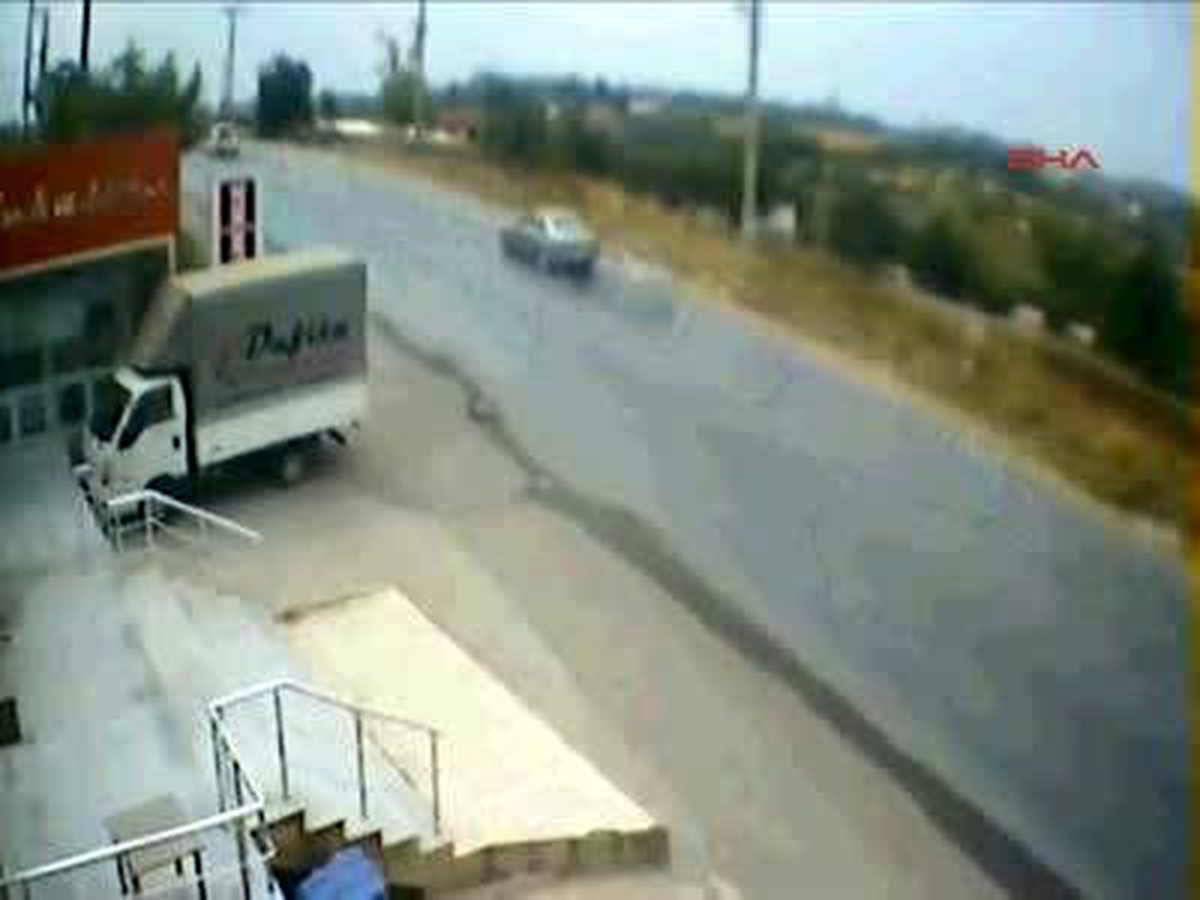 Öldüren Kaza Güvenlik Kamerasında