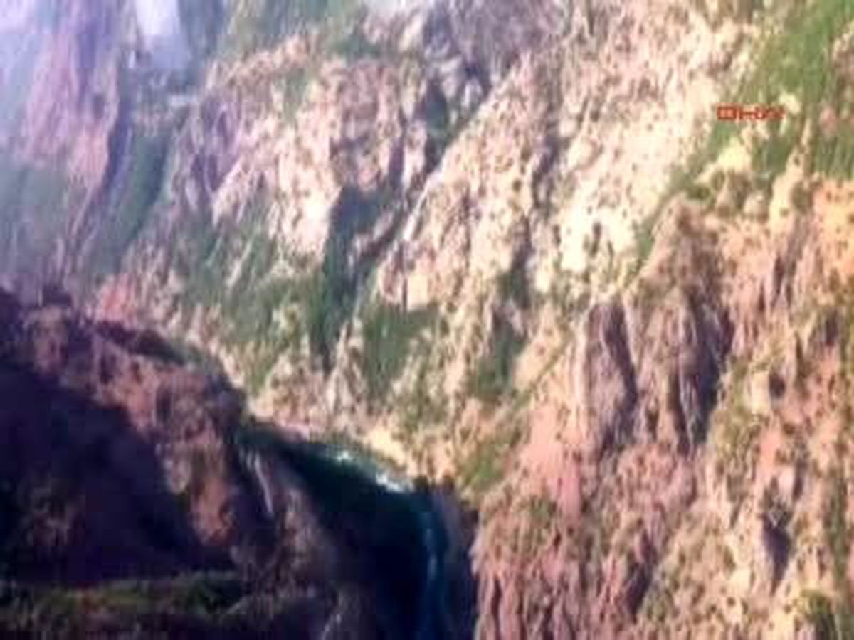 Aygün\'ün Kaçırıldığı Bölgenin Havadan Görüntüleri