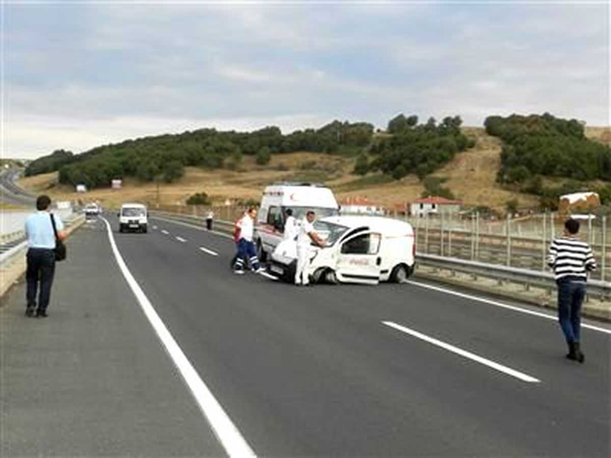 Çerkezköy\'de Trafik Kazası: 1 Yaralı