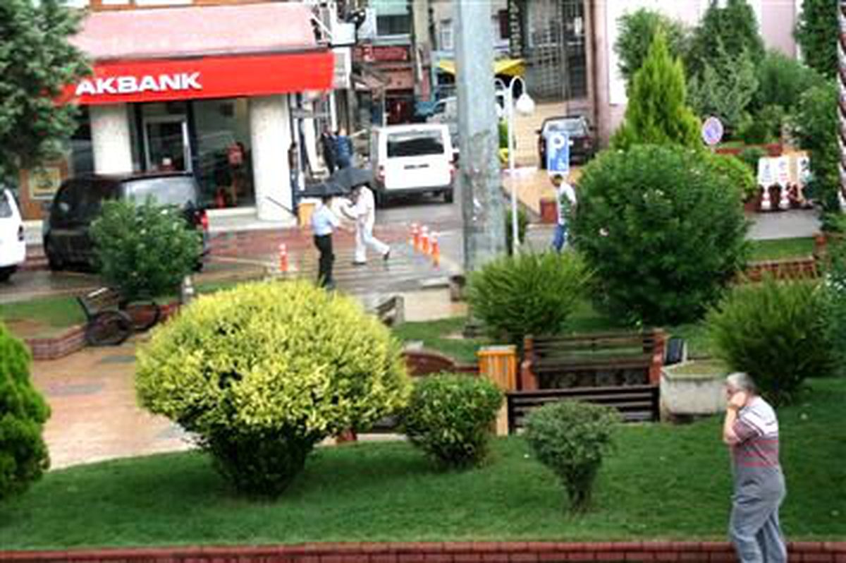 Devrek\'te Şiddetli Fırtına Ağaçları Kökünden Söktü