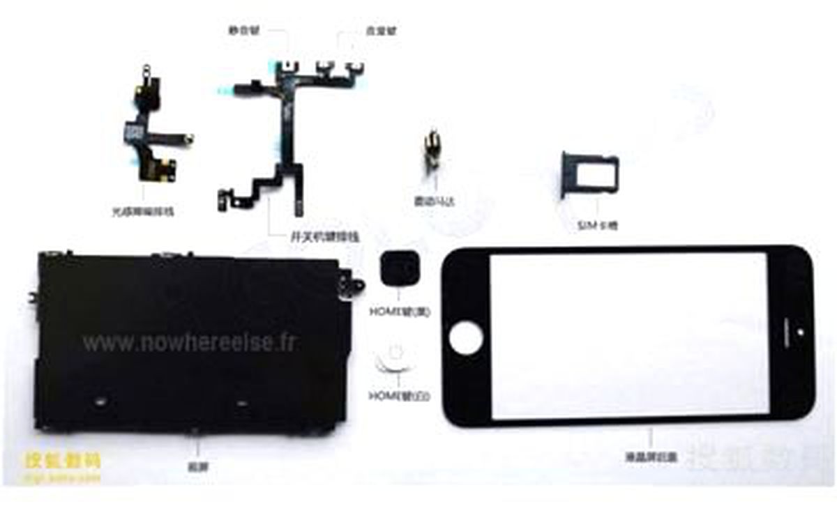 iPhone 5 paramparça...