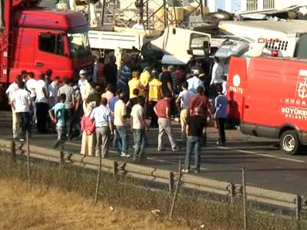 TEM\'de Kaza Trafiği