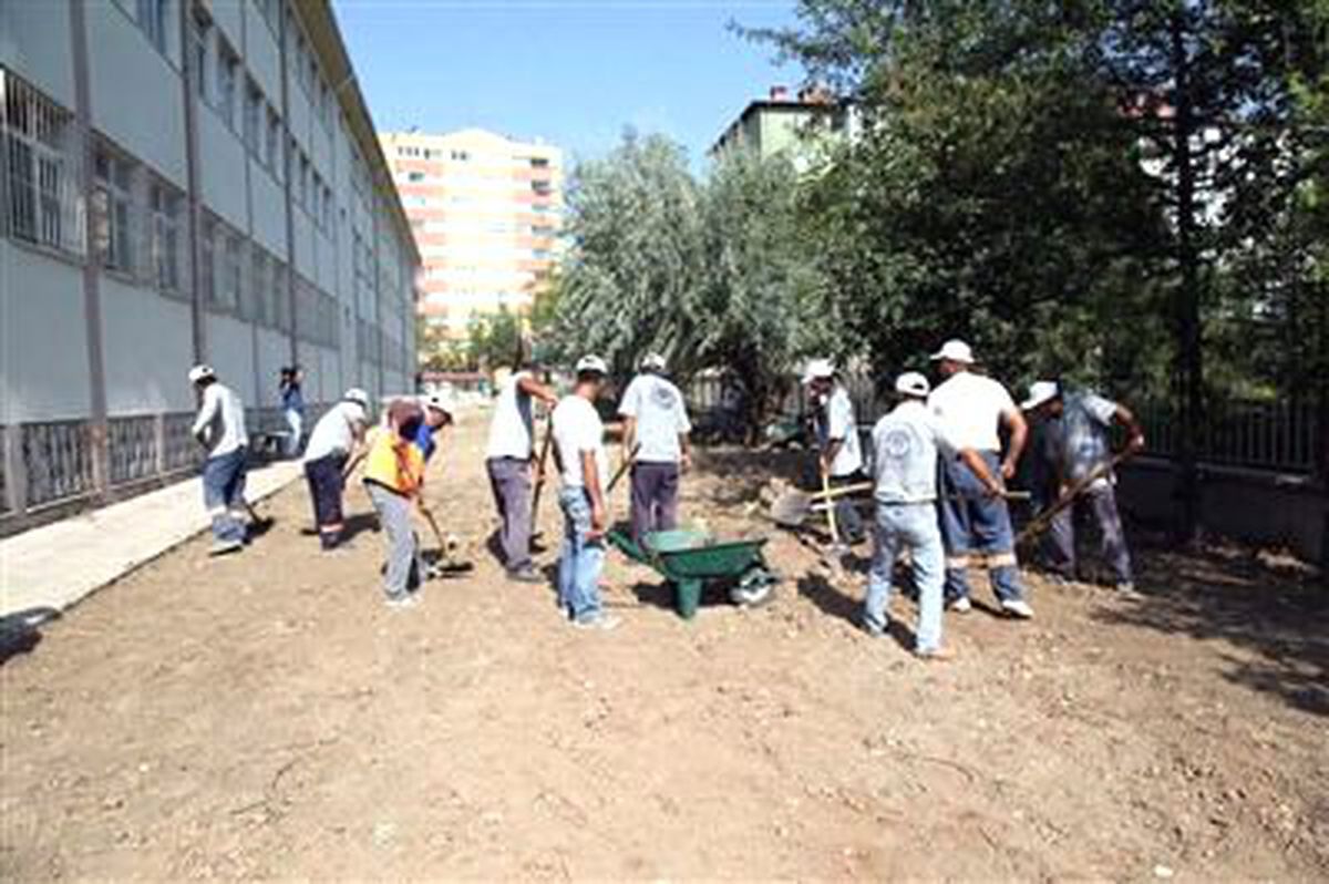 Odunpazarı\'ndan Okul Bahçelerine Yeni Çehre