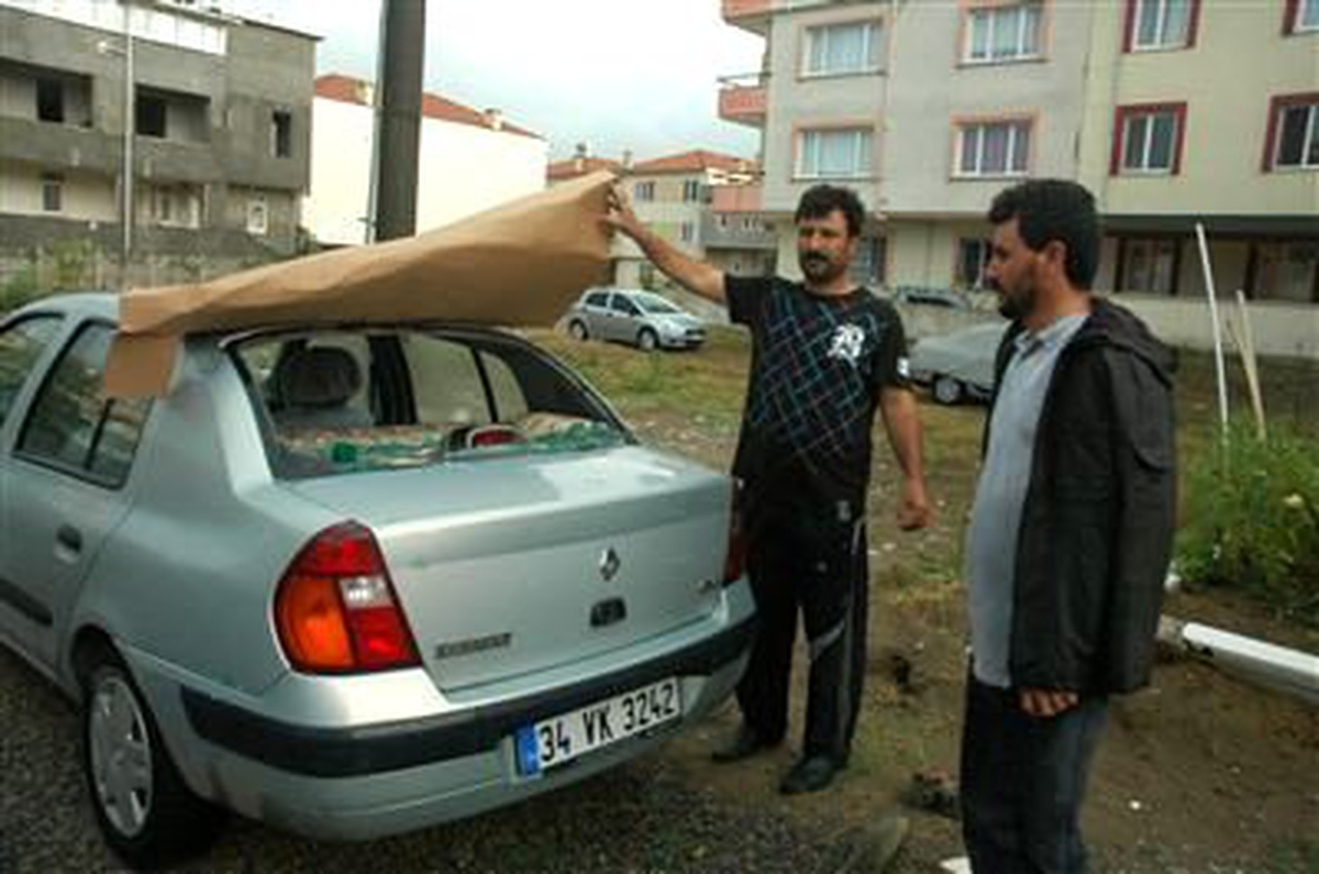 Sakarya\'da Fırtına ve Dolu Yağışı