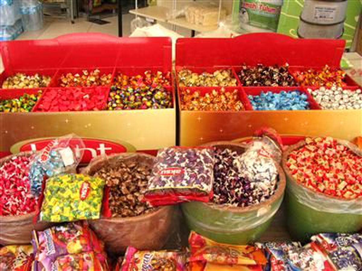 Düzce\'de Bayram Şekerleri Tezgahlarda