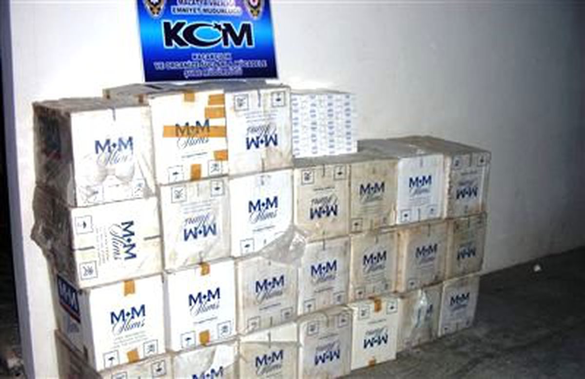 Malatya\'da 14 Bin Paket Kaçak Sigara Ele Geçirildi