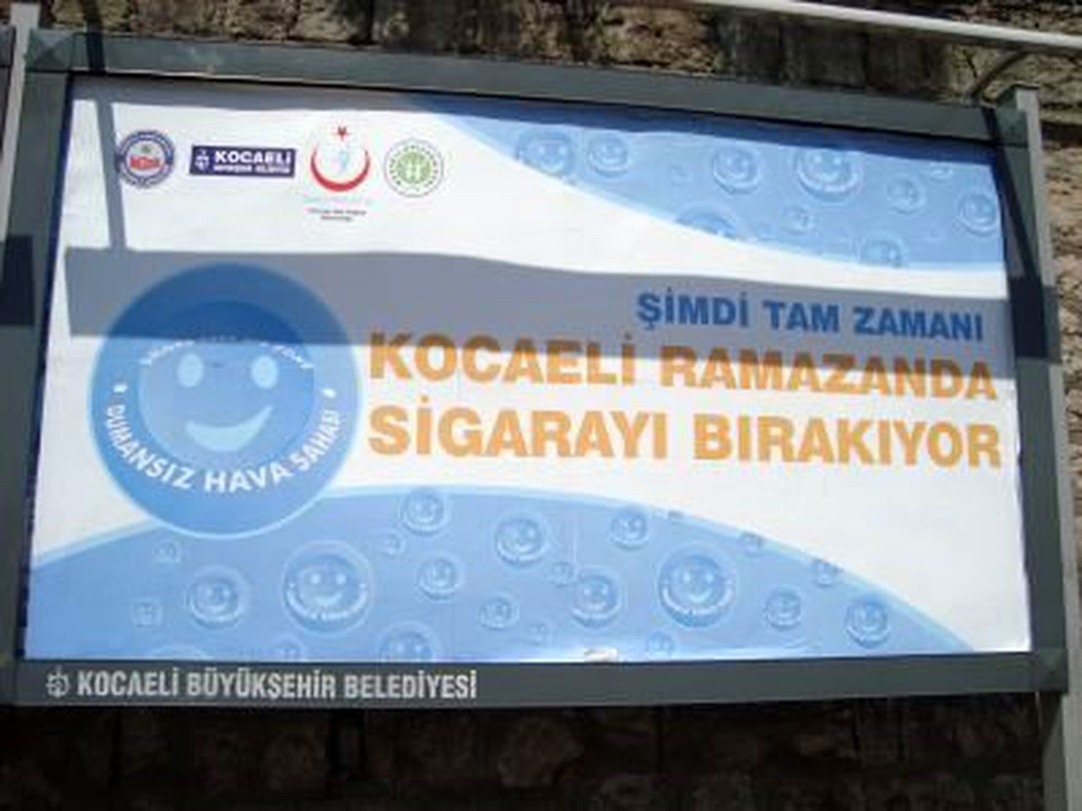 "Ramazan Ayında Kocaeli Sigarayı Bırakıyor"