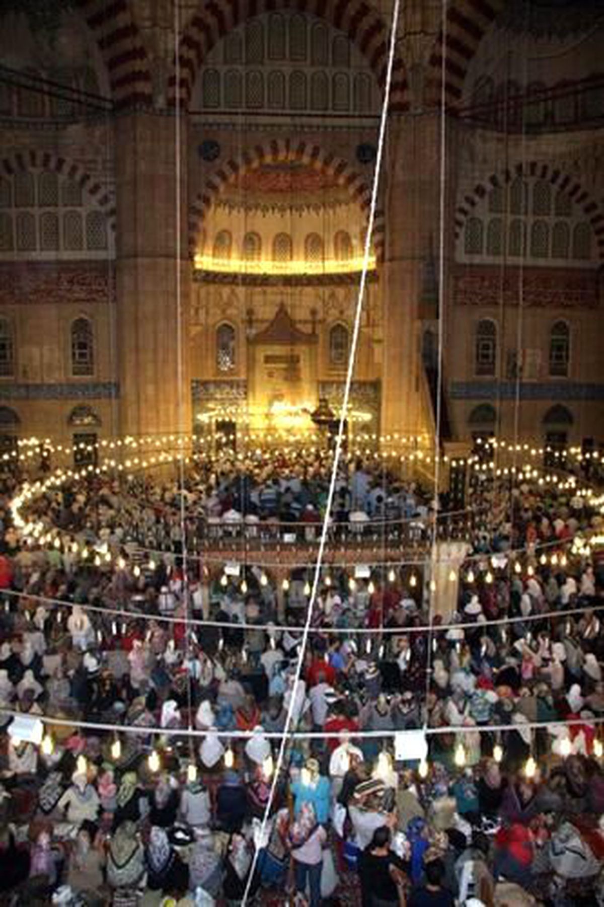 Selimiye Cami Kadir Gecesi\'nde Doldu Taştı