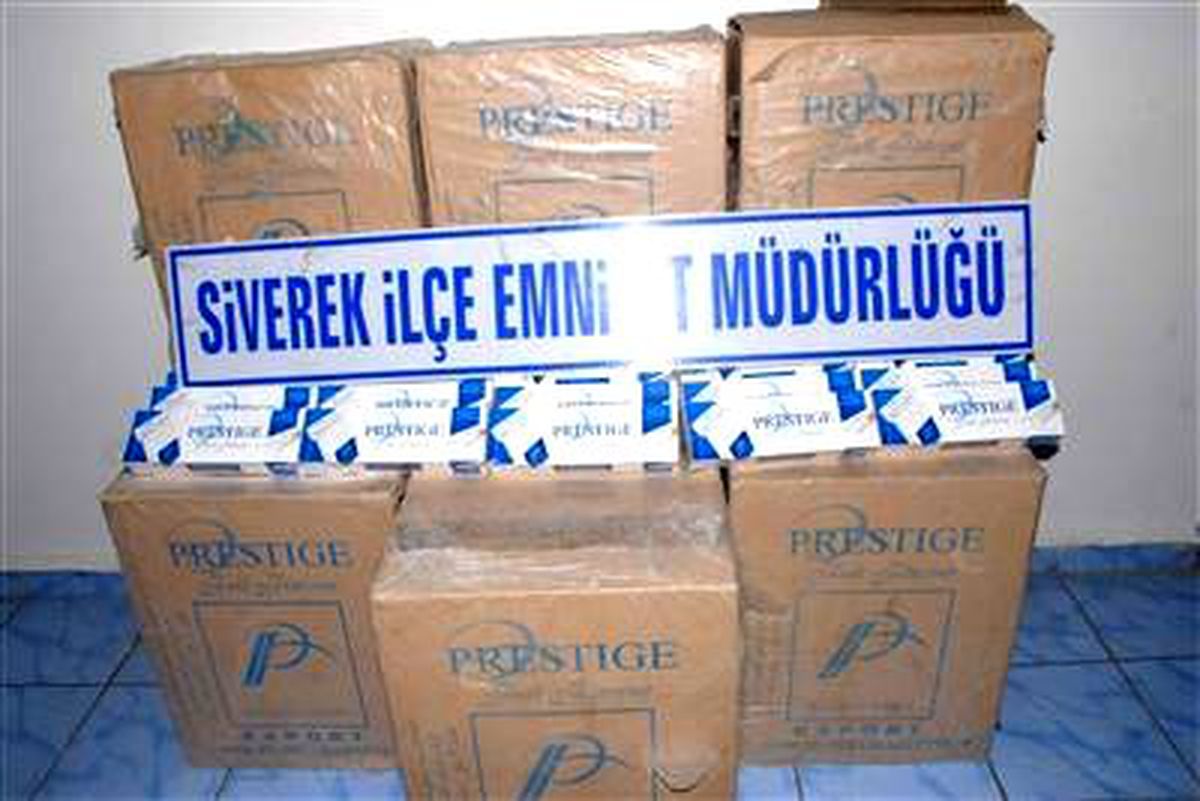 Siverek\'te 4 Bin 500 Paket Kaçak Sigara Ele Geçirildi