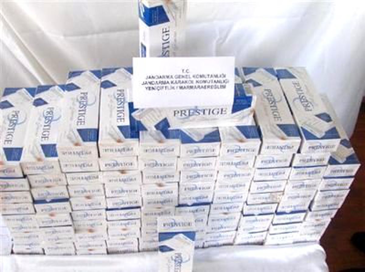 Trabzon\'da 2 Bin 179 Paket Kaçak Sigara Ele Geçirildi