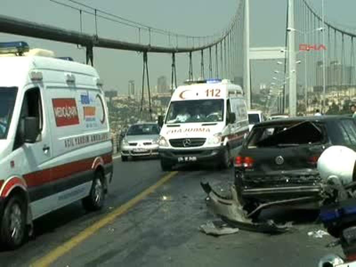 Boğaziçi Köprüsünde İkinci Kaza 2 Yaralı