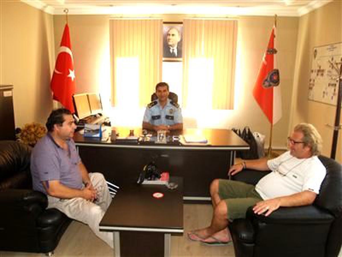 Gelibolu\'da Gazetecilerden Yeni Emniyet Müdürüne Ziyaret