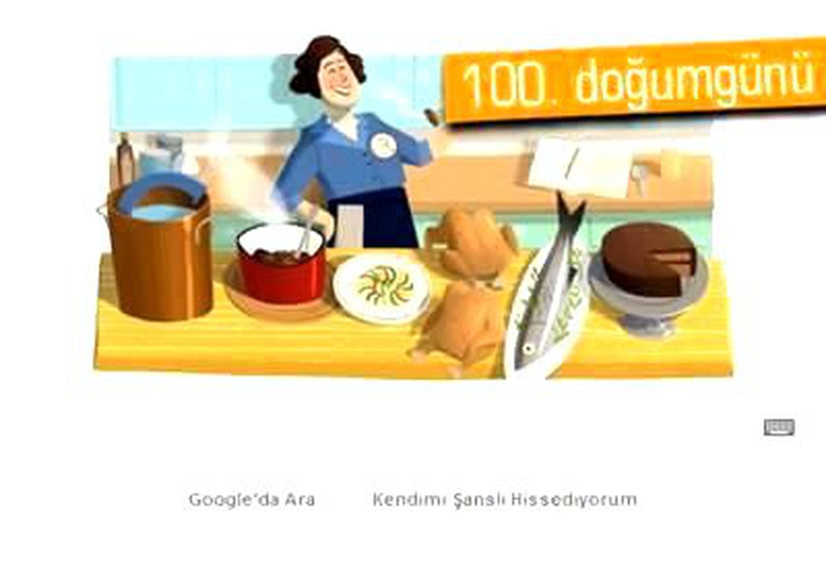 Google Julia Child\'ı Unutmadı