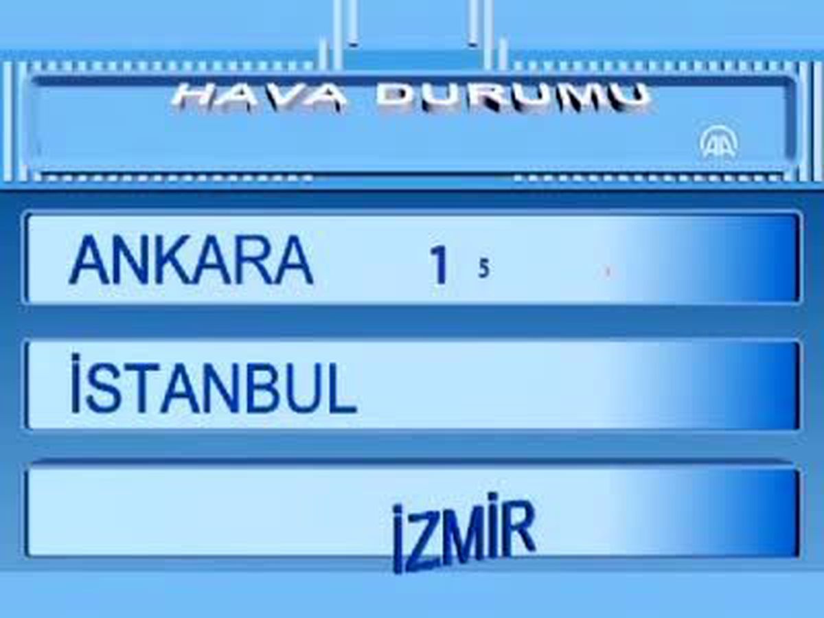 Meteoroloji Hava Durumunu Açıkladı