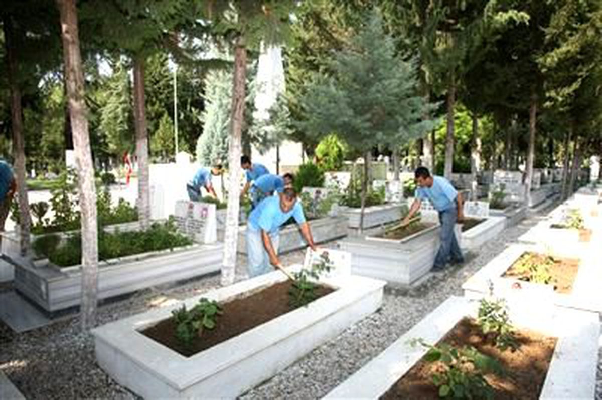 Mezarlıklara Bayram Temizliği