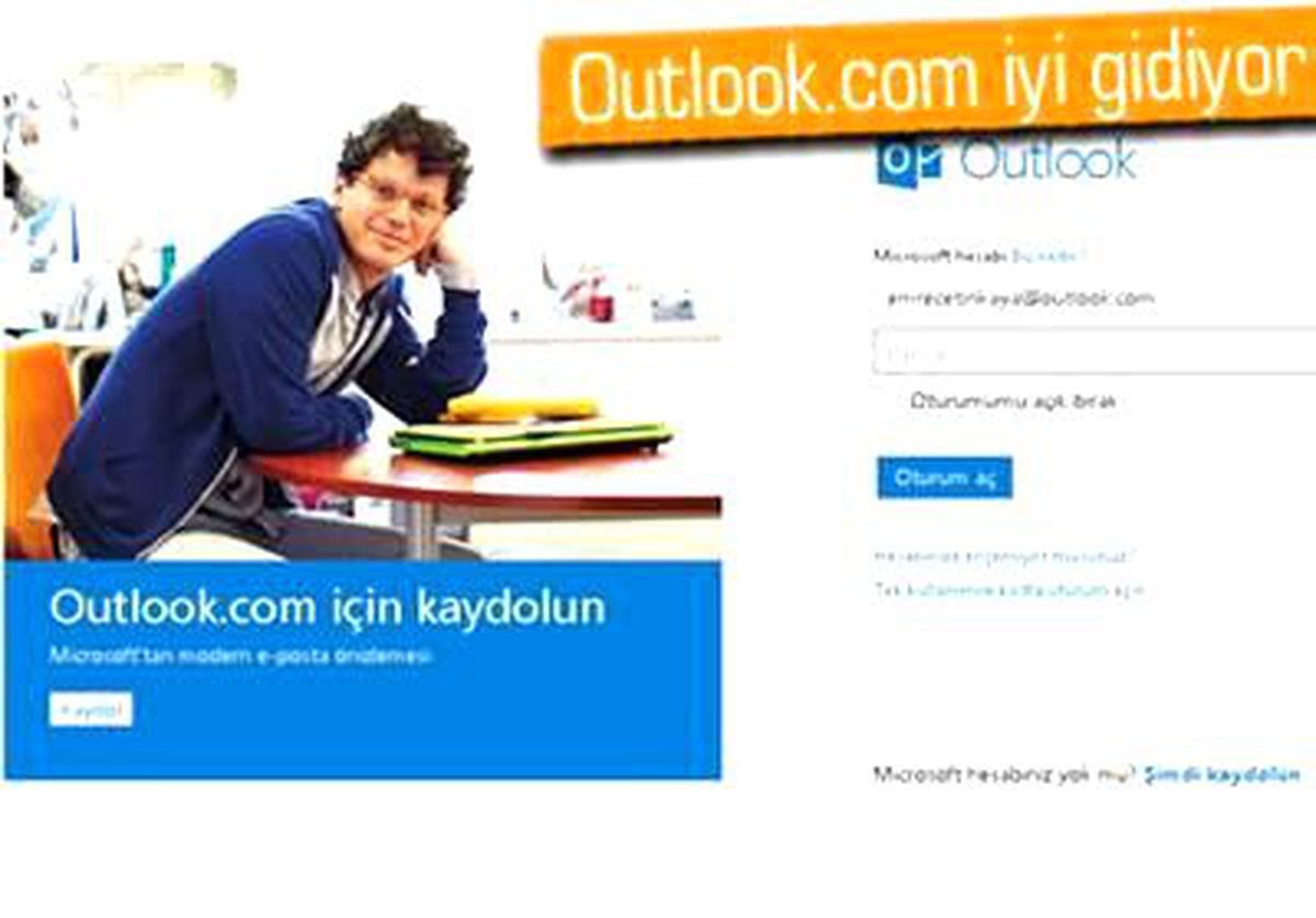 Outlook.com İki Haftada 10 Milyon Kullanıcıya Ulaştı