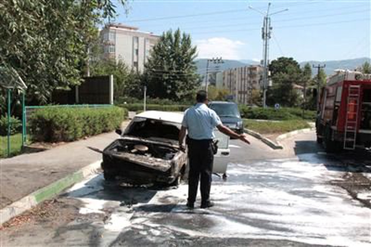 (Özel Haber) Lpg\'li Otomobil Alev Topuna Döndü