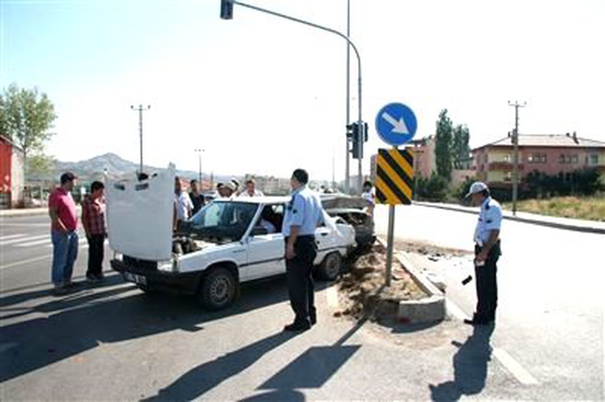 Sungurlu\'da Trafik Kazası: 1 Yaralı