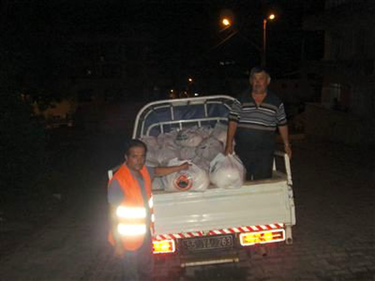 Tekkeköy\'de Ramazan Yardımları