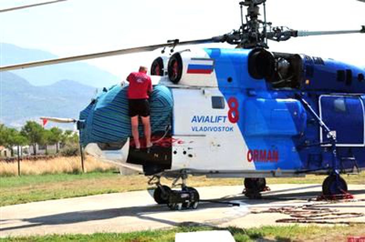 Fethiye\'de Düşen Helikopterin Yerine Yenisi Göreve Başladı