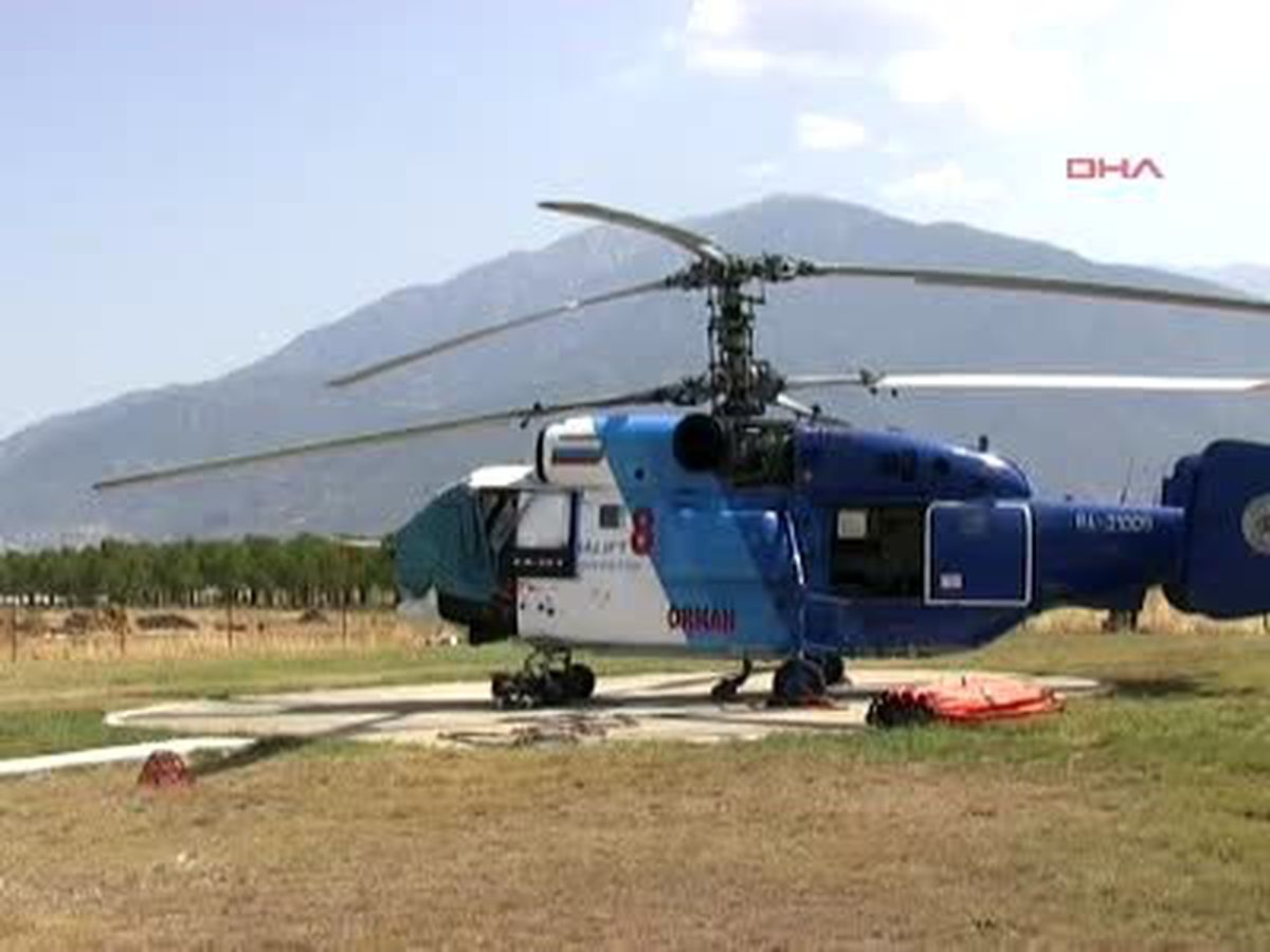 Fethiye\'de Düşen Helikopterin Yerine Yenisi Göreve Başladı
