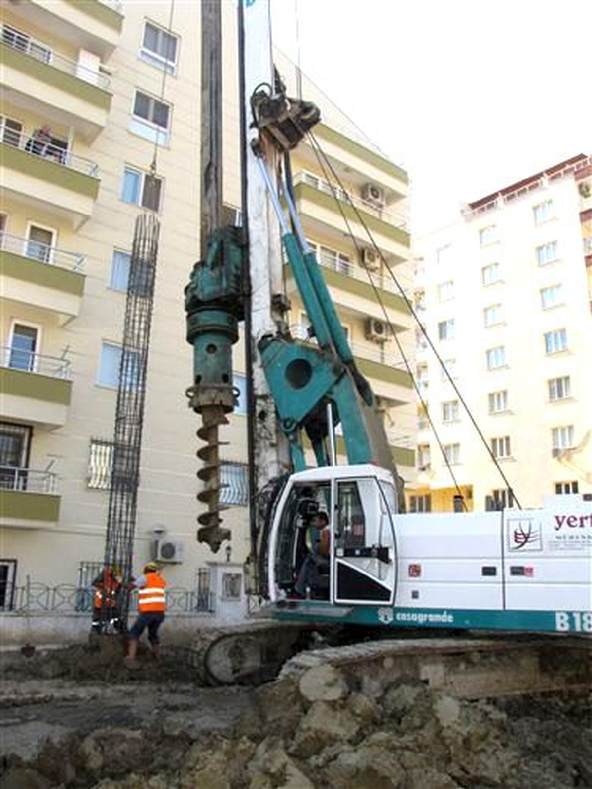 Mtso\'nun Yeni Hizmet Binasının Zemin Güçlendirme Çalışmaları Başladı