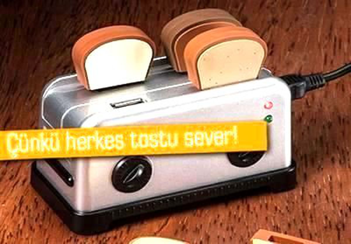 Tost Makinesi Usb Hub, Tostlar Flash Bellek Olursa...