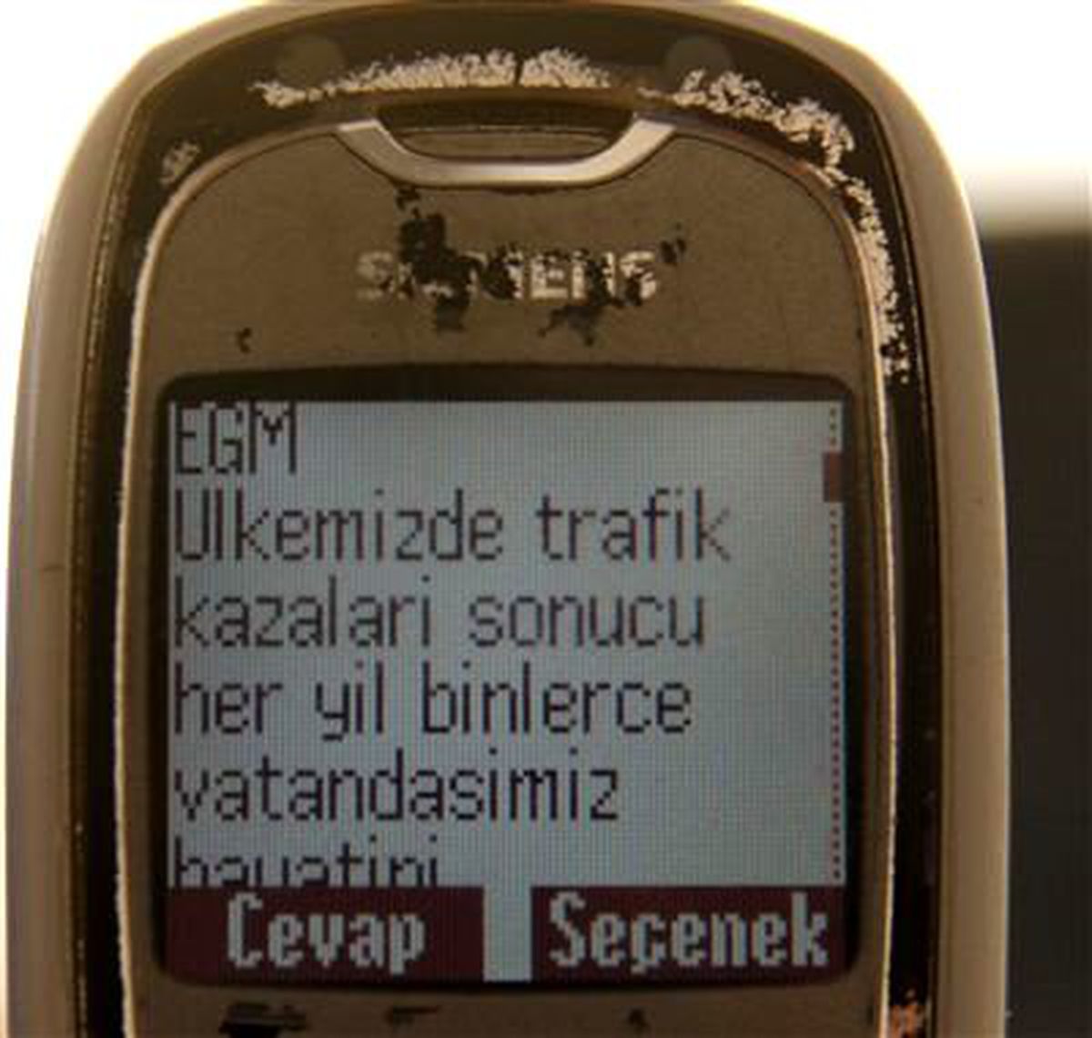Trafik Canavarına Sms\'li Uyarı