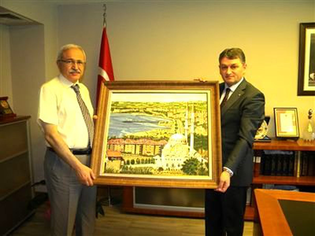 Vali Kemelek\'ten Ticaret Odasına Veda Ziyareti