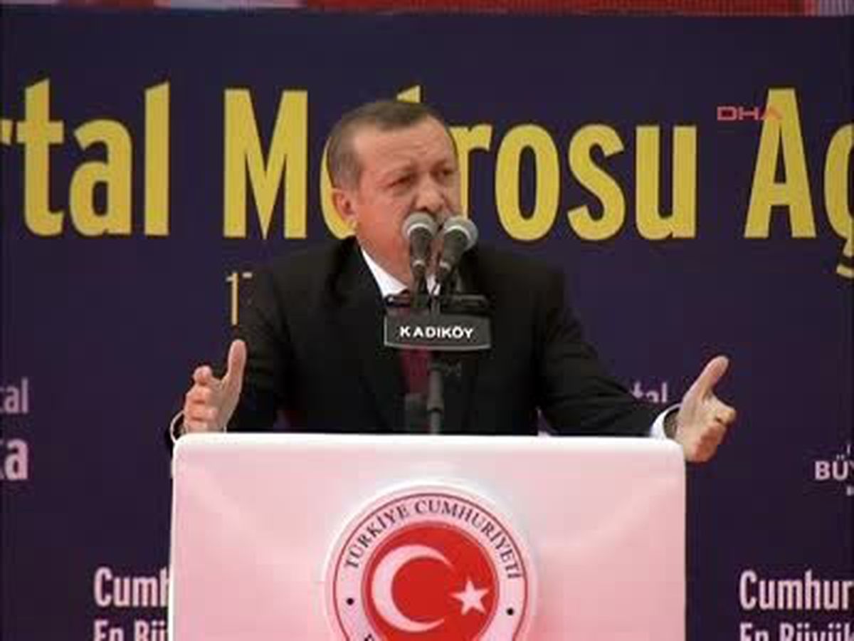 1başbakan Erdoğan\'dan Metro Açılışında Suriye Mesajı