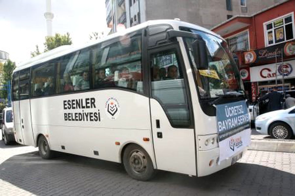 Bayramda Servisler Ücretsiz