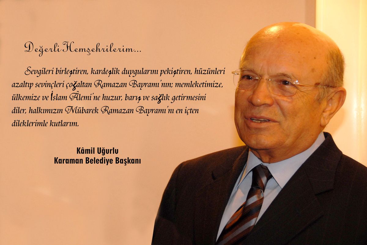 Belediye Başkanı Kâmil Uğurlu\'nun Bayram Mesajı