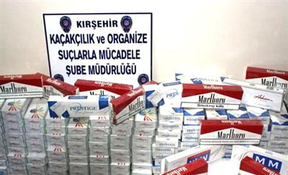 Kırşehir\'de Kaçak Sigara Operasyonu