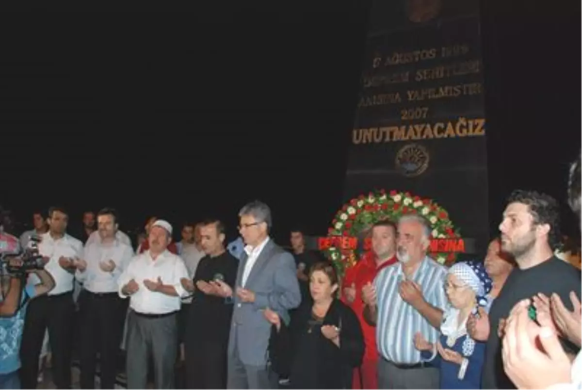 Marmara Depreminin 13. Yıl Dönümü