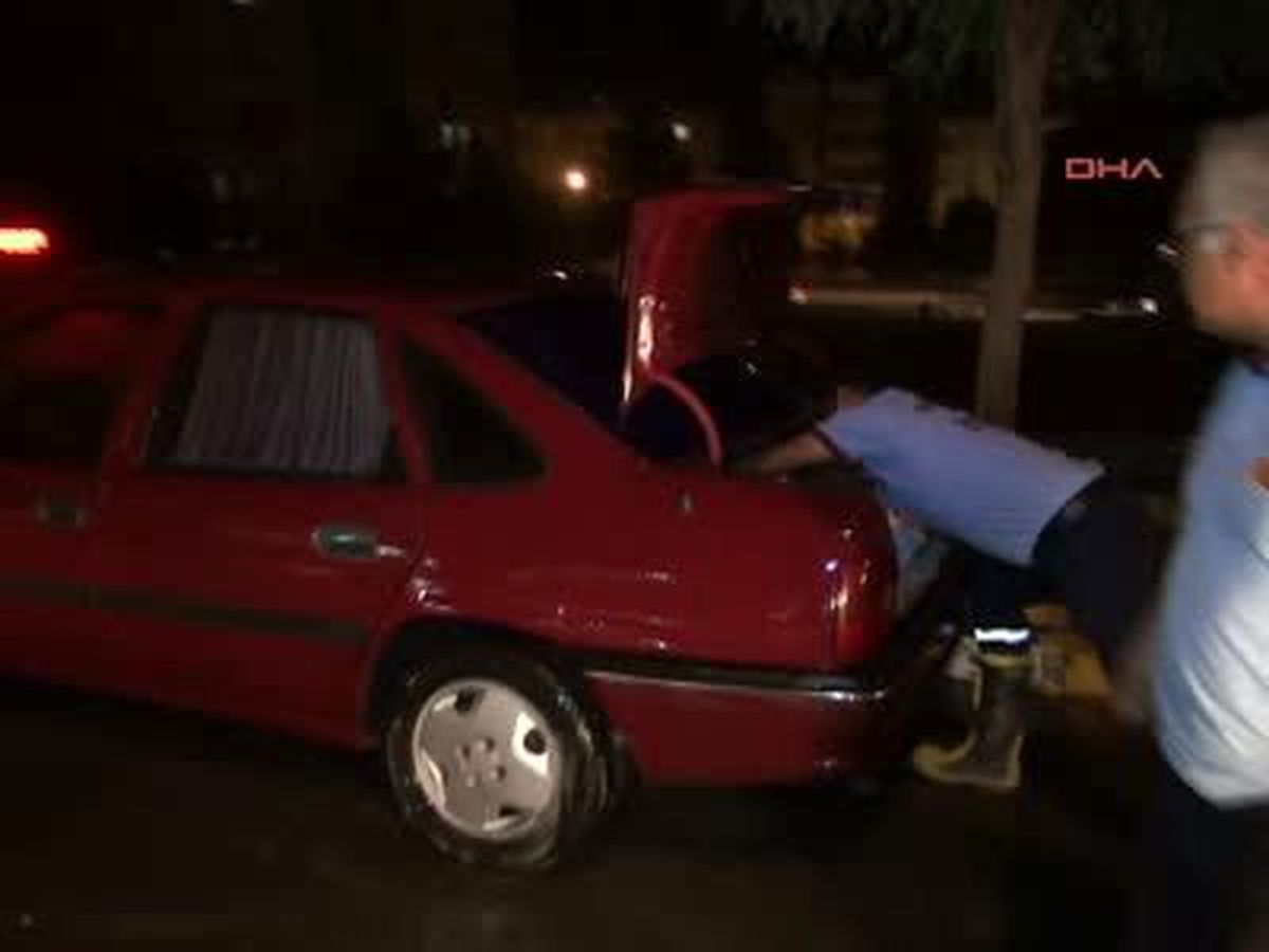 Park Halindeki Otomobil Biranda Alev Aldı