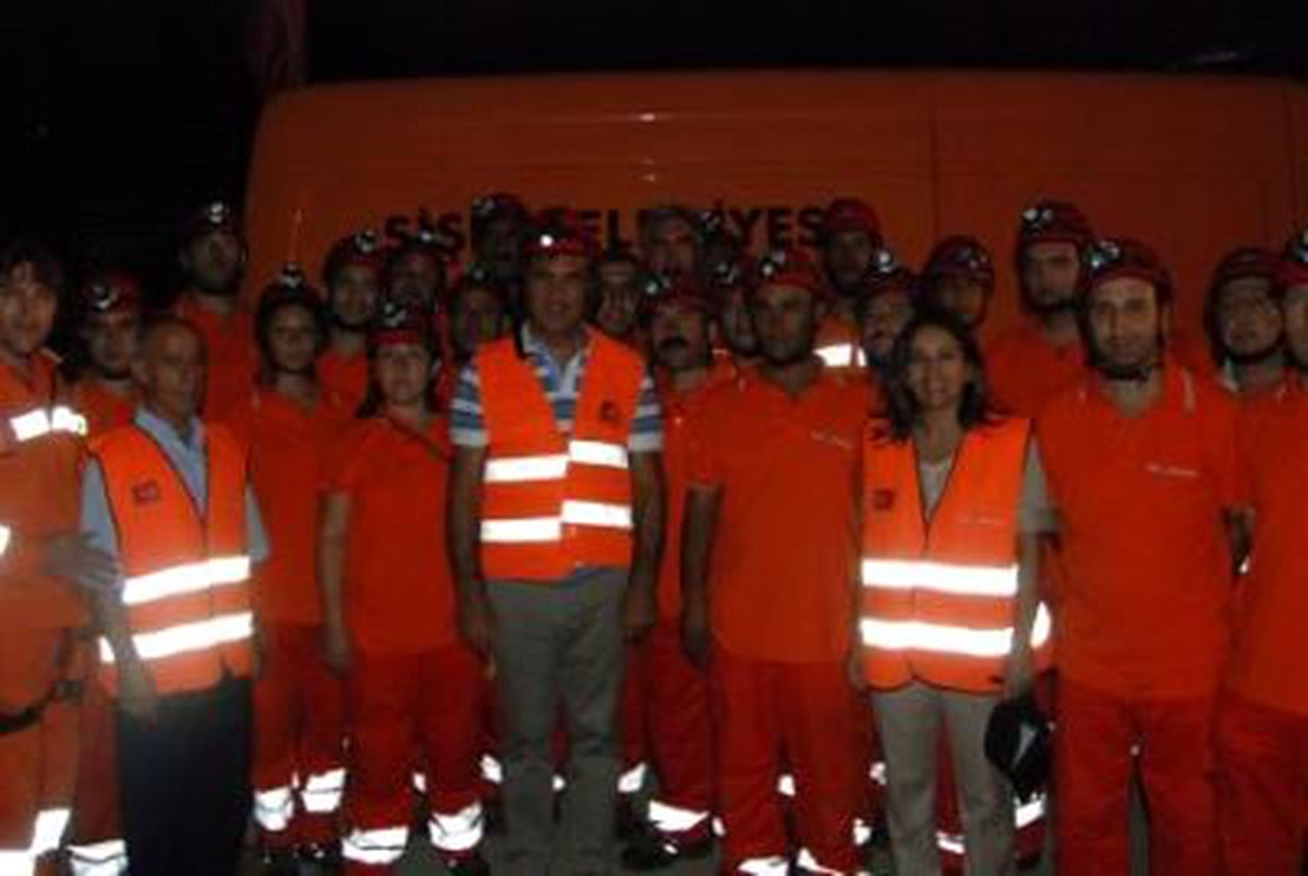 Şişli\'de Deprem Gibi Tatbikat