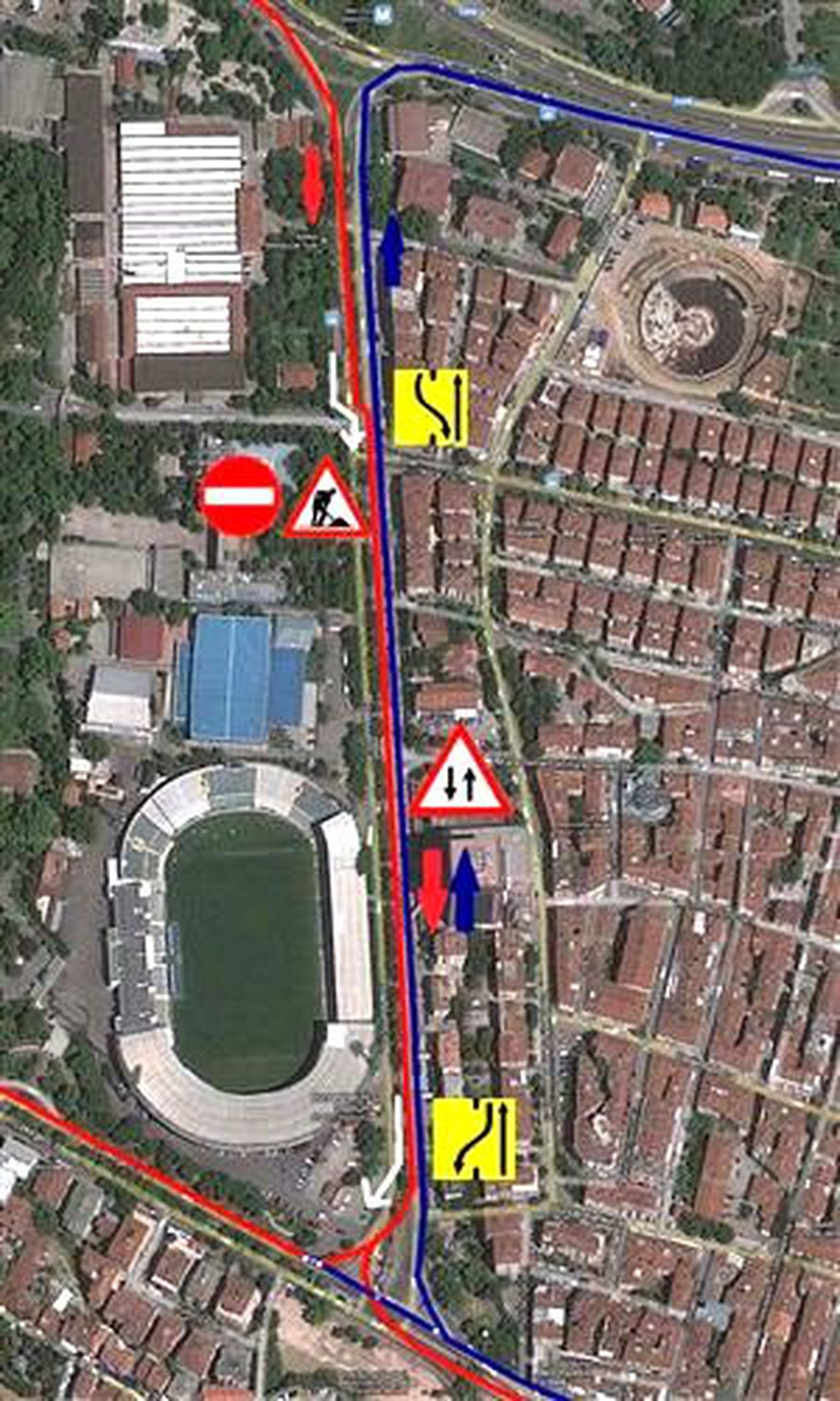 Stadyum Caddesi Trafiğine T1 Ayarı