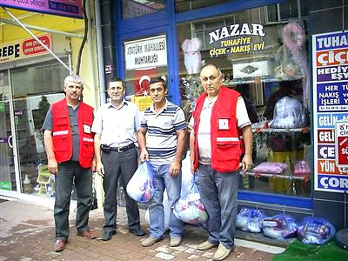 Türk Kızılayı Çan Şubesinden Bayram Öncesi Erzak Yardımı